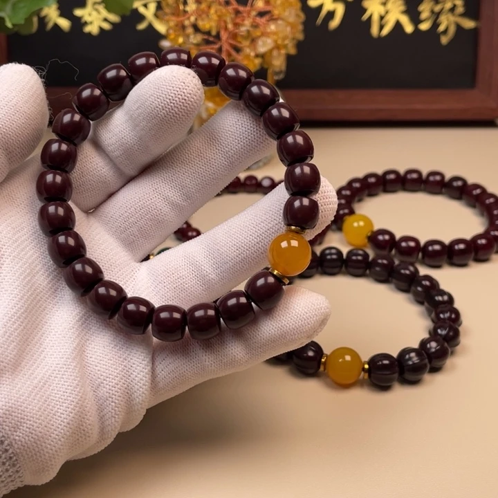 暗***鱼猴头核桃吊坠猴头手串