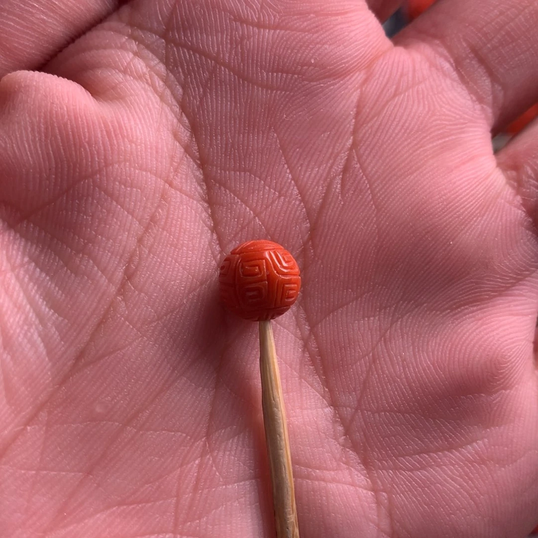 南红玛瑙圆珠回纹9未镶嵌