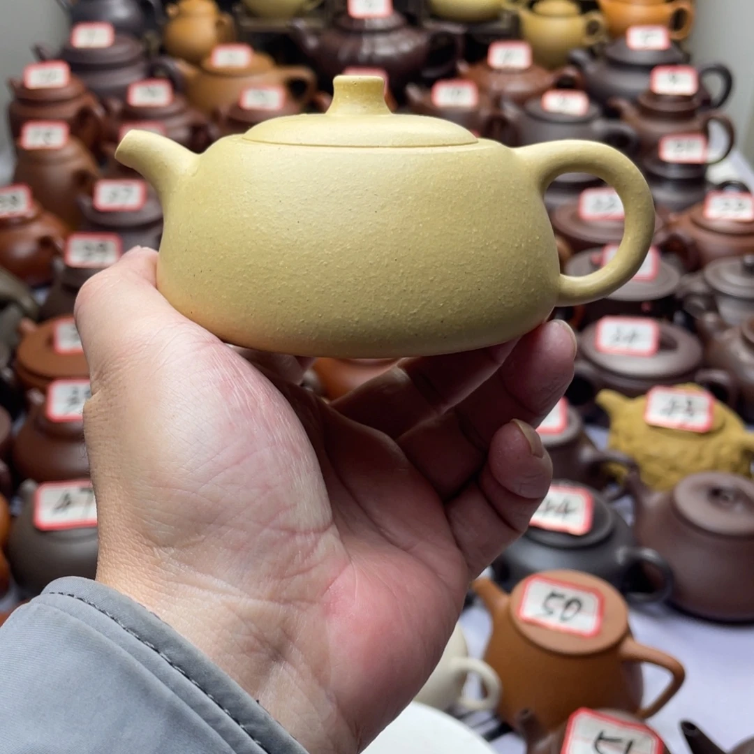 紫砂茶壶宜兴紫砂半手工