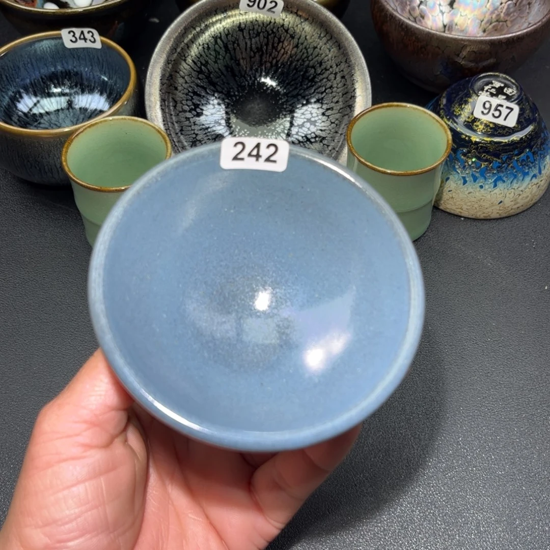茶盏242 建盏单盏放大漏……