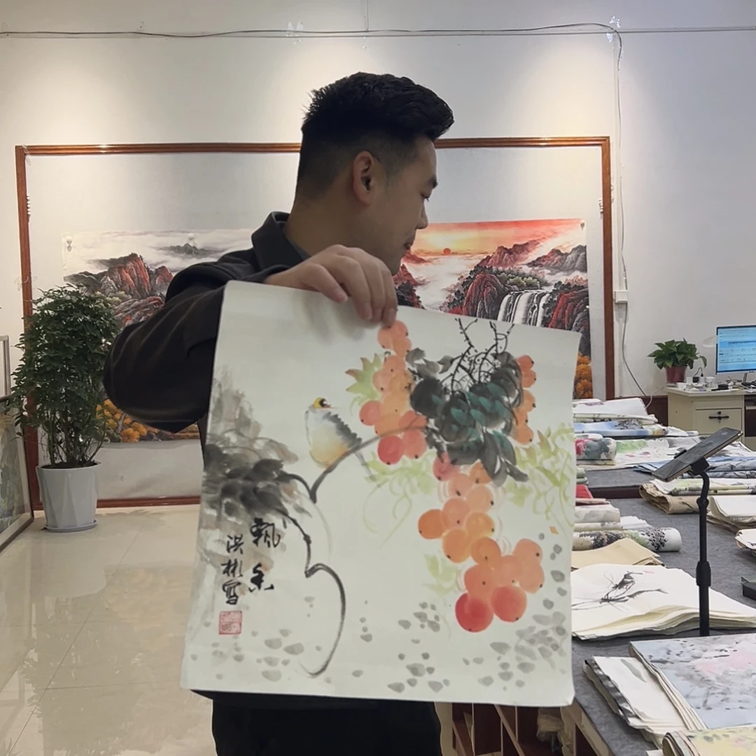 国画清风拂面的时候我