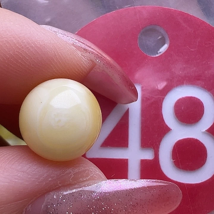 未镶嵌蜜蜡裸石微花粉10mm圆珠