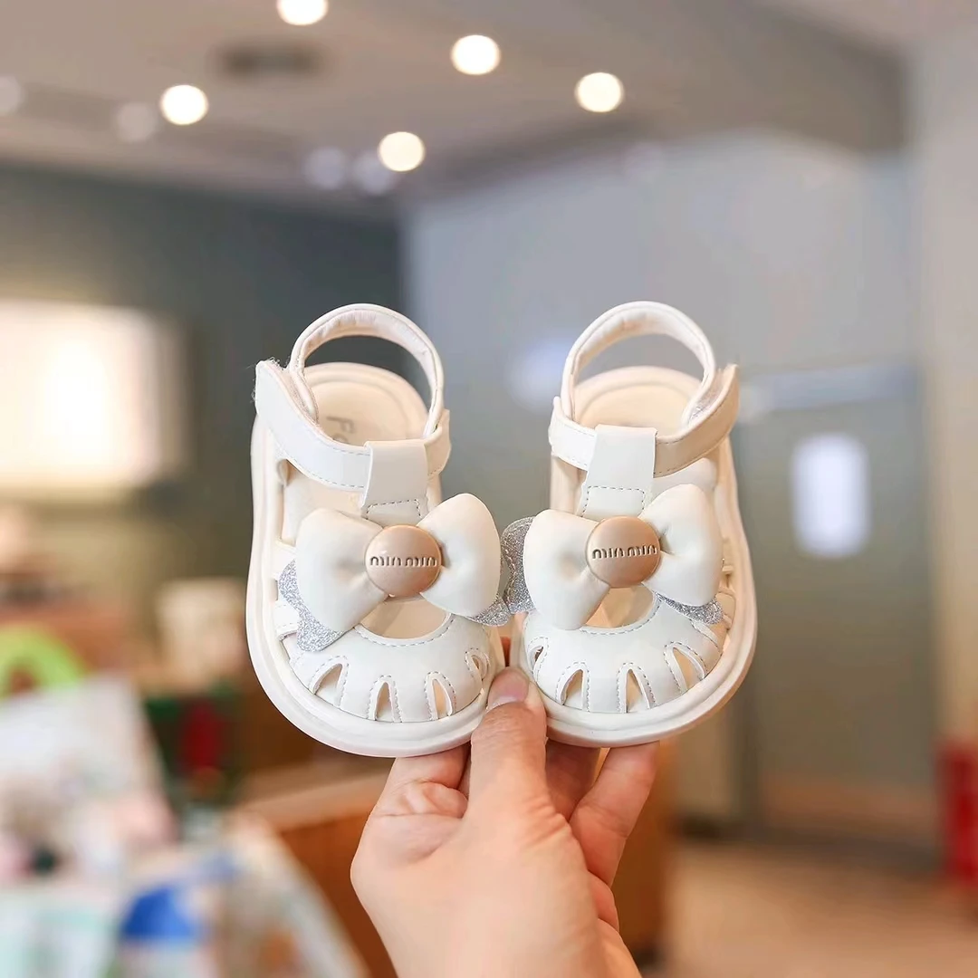 15-25码女宝宝学步鞋夏季女童鞋子婴幼儿凉鞋夏款镂空透气包头鞋