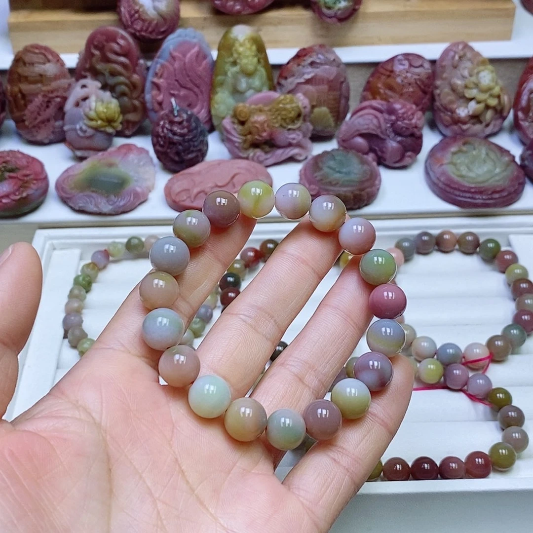 玛瑙/玉髓盐源玛瑙手串未镶嵌