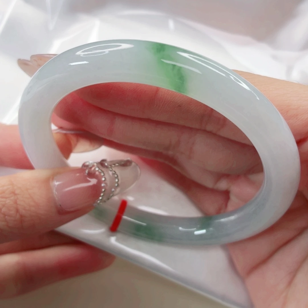 翡翠未镶嵌手镯56圈x565