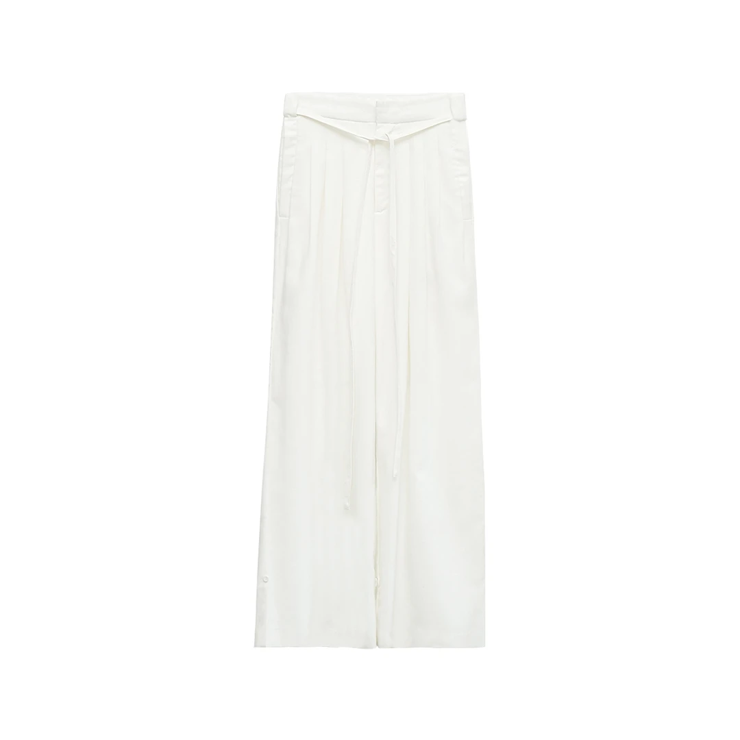 春季长裤休闲裤小个子郑州女裤宽松夏季纯色百搭气质OP-35