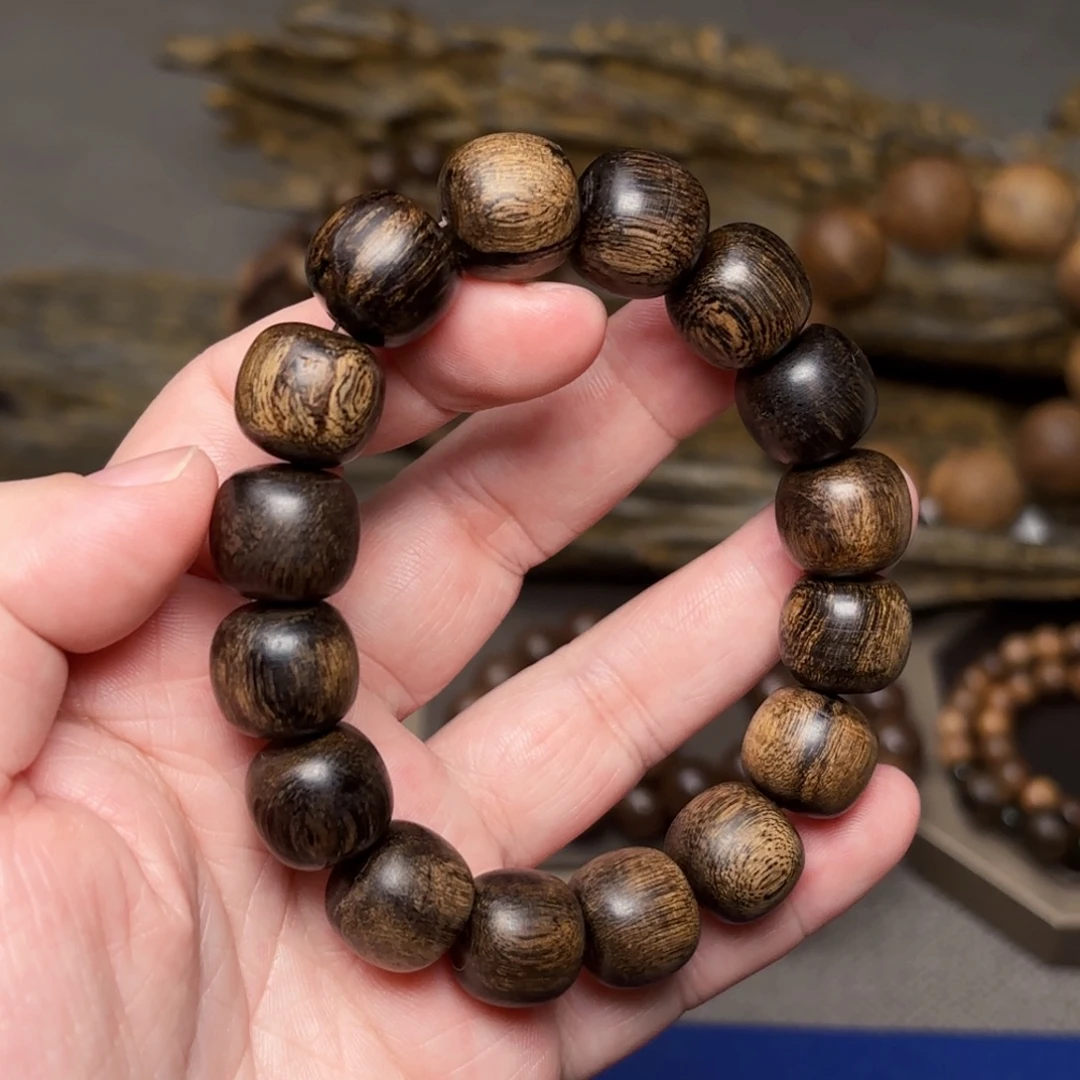 手串沉香越南芽庄白棋楠瘤疤13×14