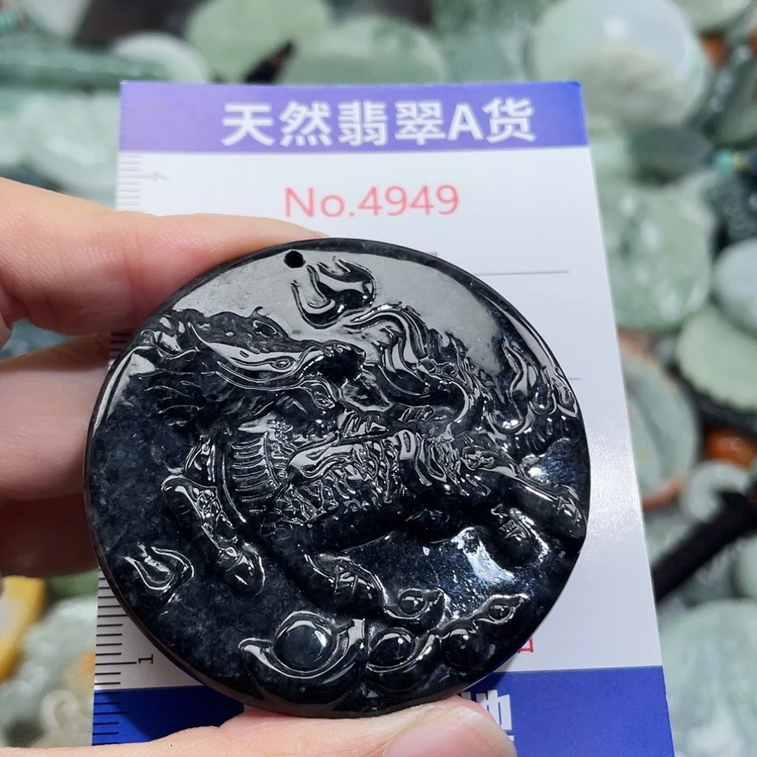 翡翠未镶嵌挂件4949