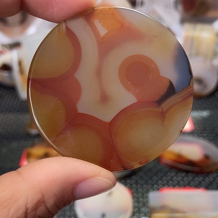 玛瑙/玉髓合金颈饰
