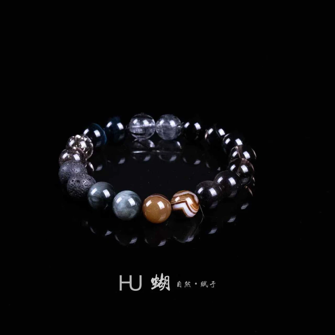 HU蝴｜孤品款  如图如直播间所见即所得 水晶珠宝手串B86
