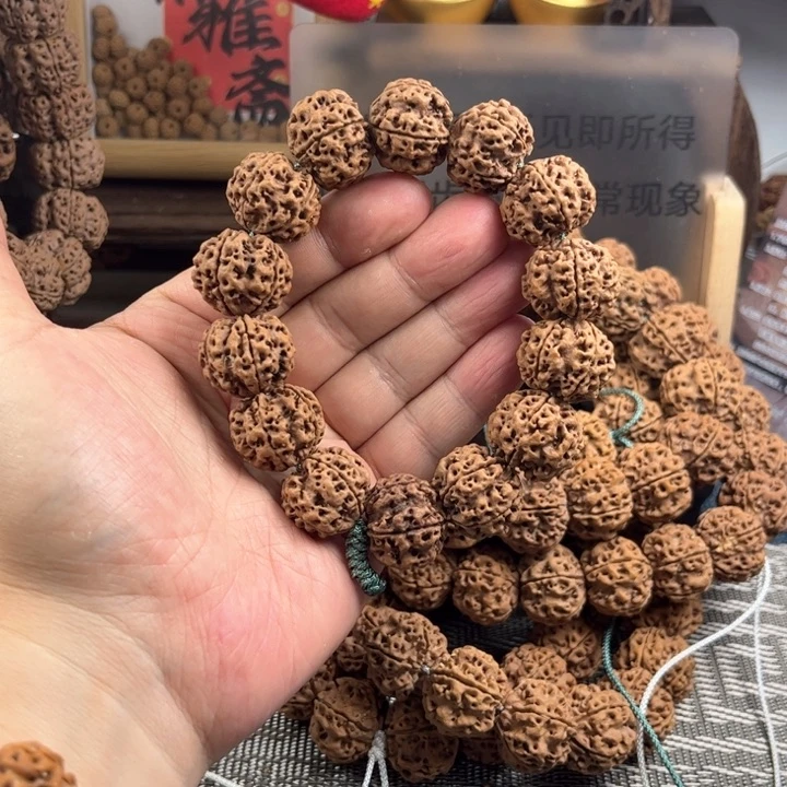 金刚菩提手串21+古龙梅花原生态1