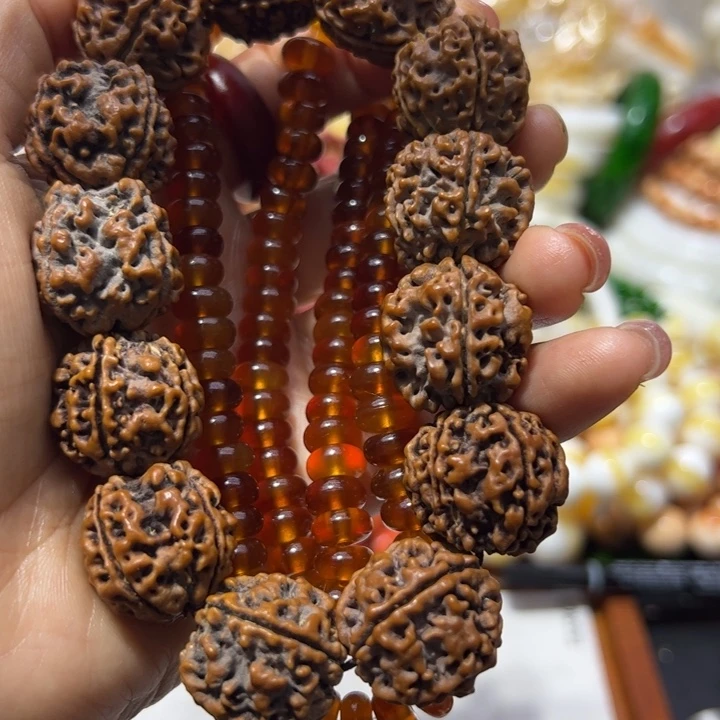 核桃手串/手链0.9/108算盘全蜜壁挂m m