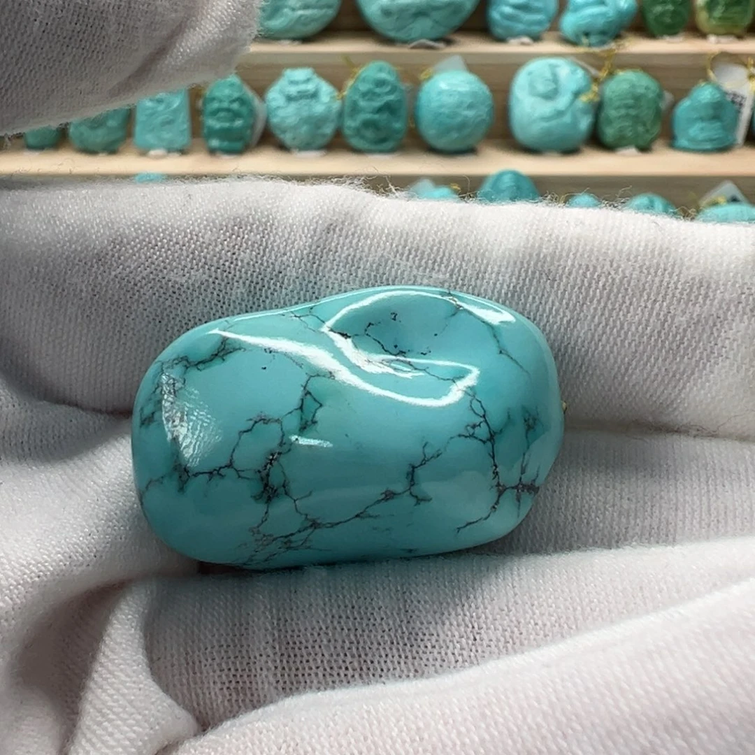 未镶嵌绿松石随形19.8mm