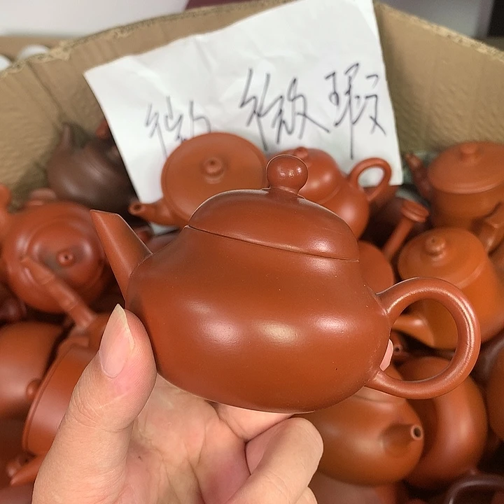 原矿朱泥茶具茶壶家用120