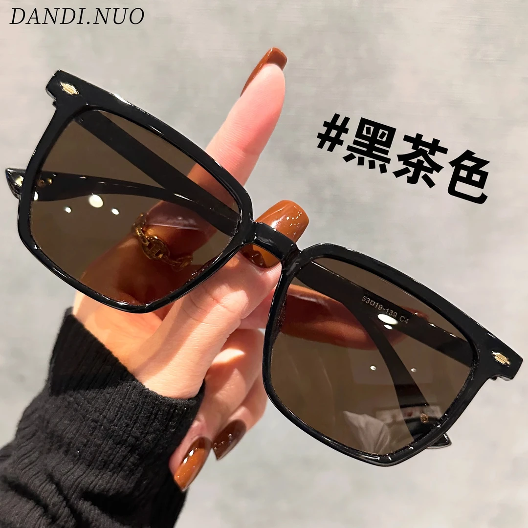 黑框墨镜女款2025新款防紫外线太阳眼镜遮阳男士防晒墨镜开车钓鱼