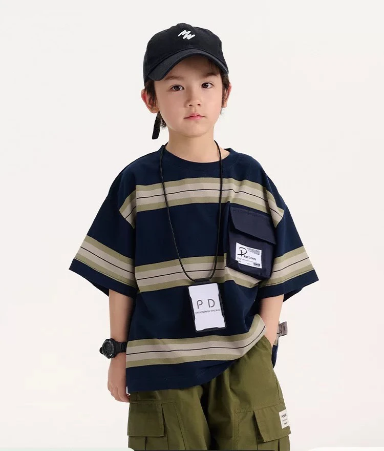 《夏季新2025款》男童夏款短袖短裤穿搭组合套装