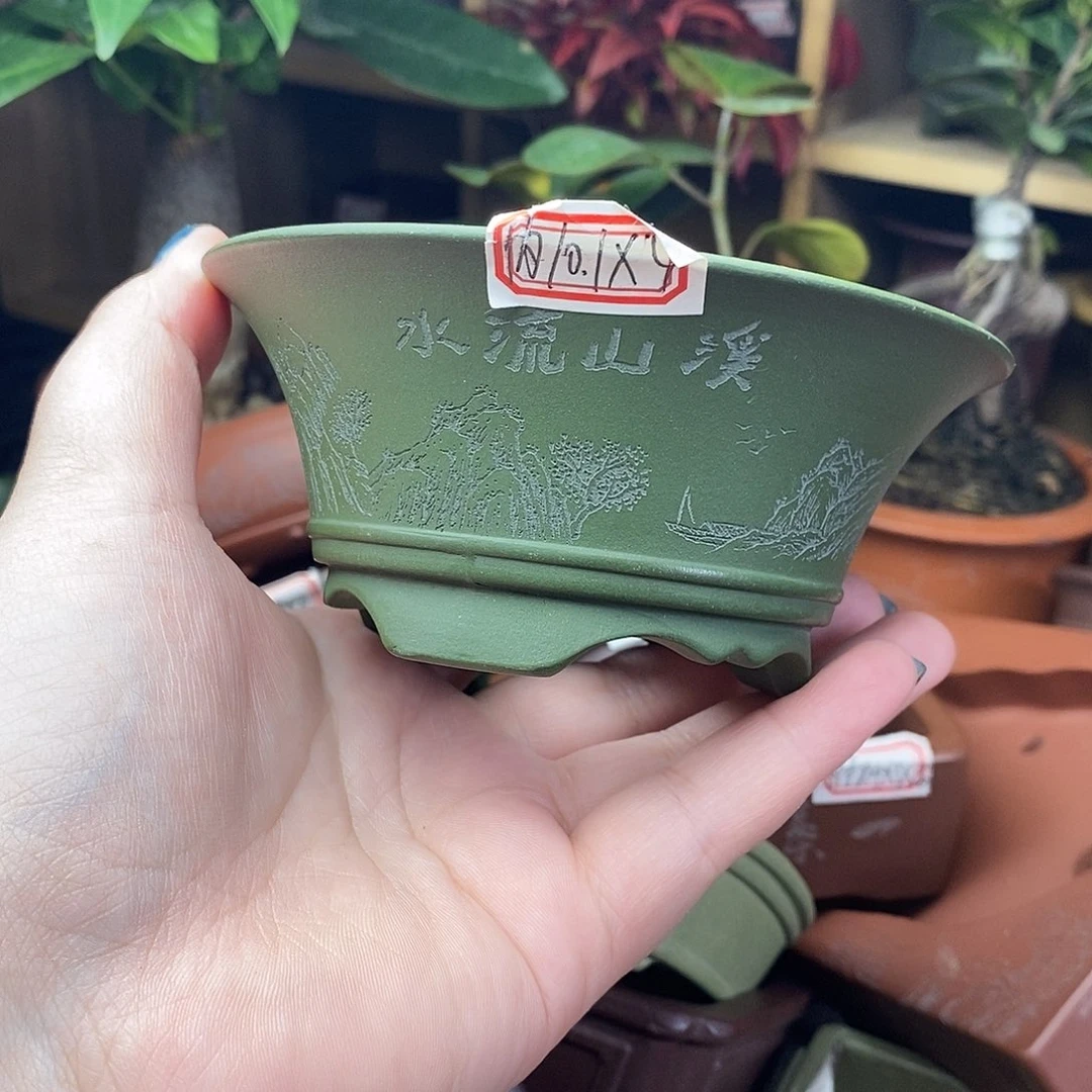 琉璃手工艺品宜兴紫砂精品花盆
