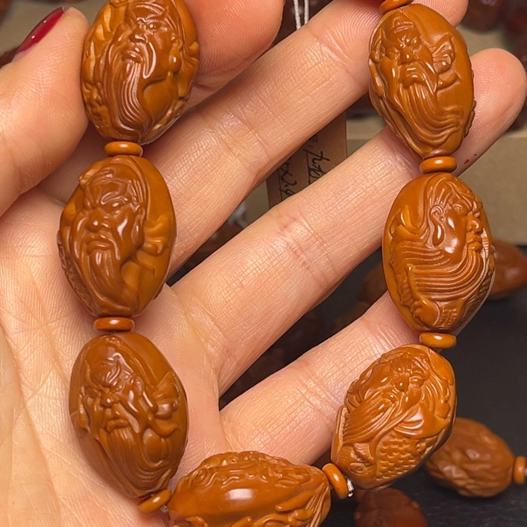 手串/手链橄榄核九龙关公