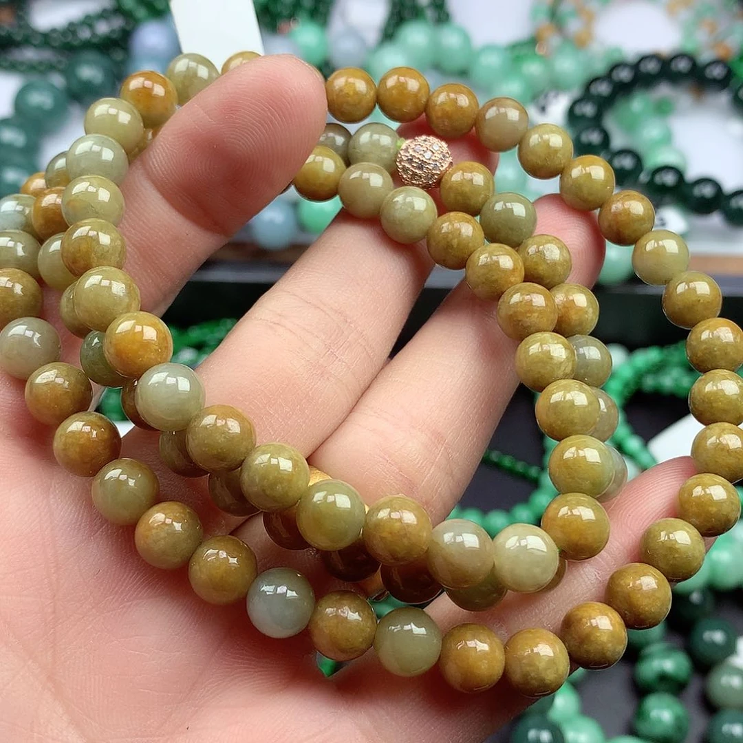 翡翠颈饰未镶嵌项链