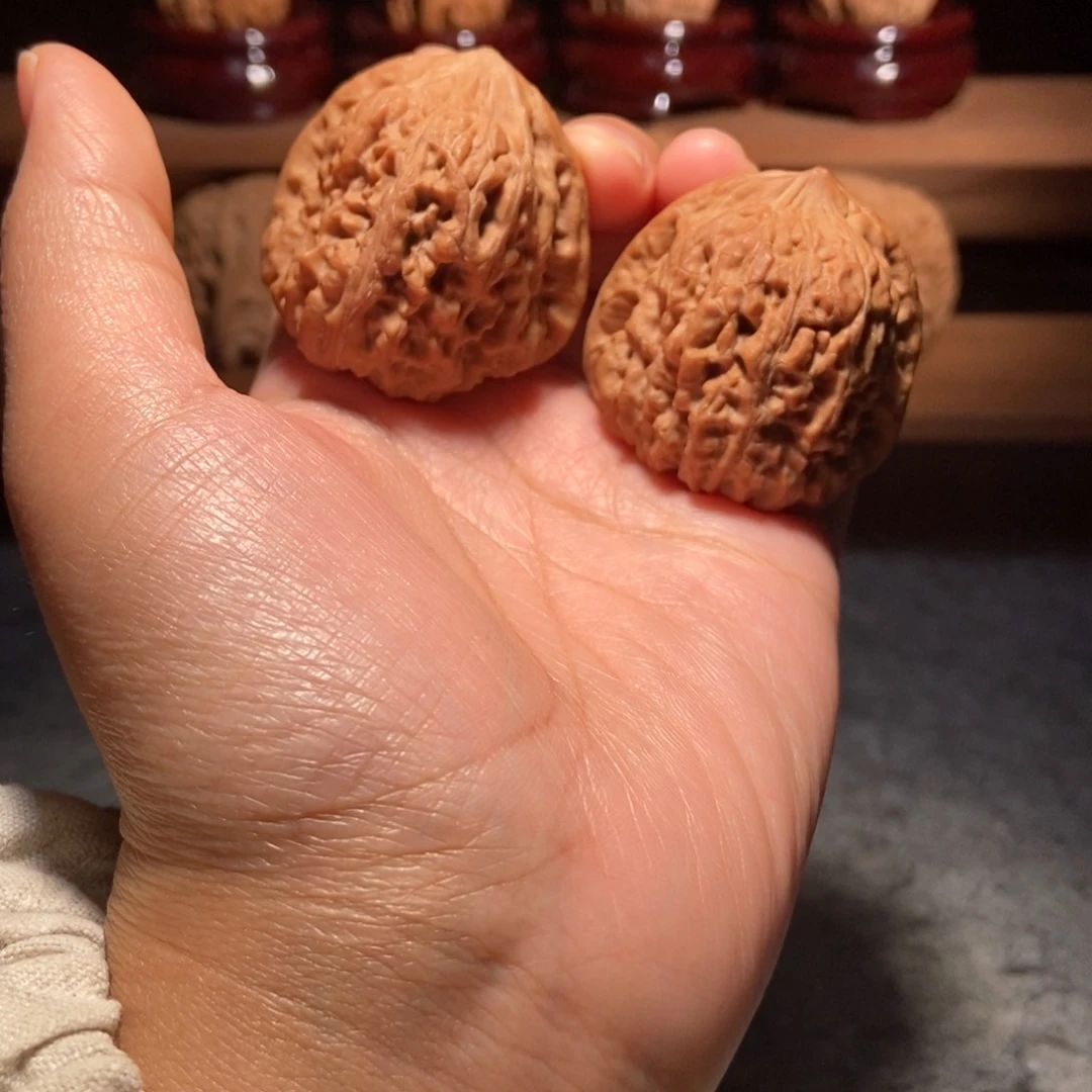 核桃手串/手链糖包子平谷凹底全品红皮38➕