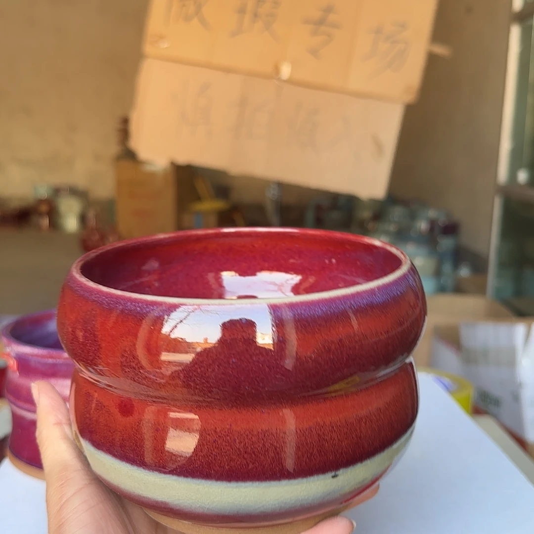 摆件陶郑家钧瓷摆件微瑕