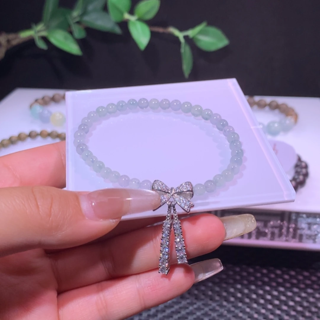 【闪购商品】翡翠散珠翡翠高冰小卡手串