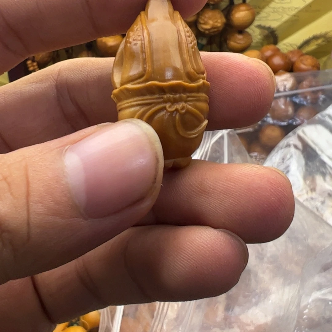 一***际吊坠橄榄核处理单利