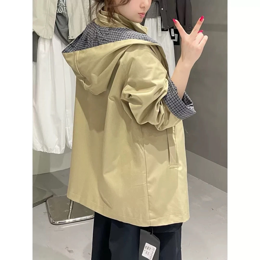 【福利款！】韩系氛围感风衣女秋2025新款韩系休闲百搭设计感上衣