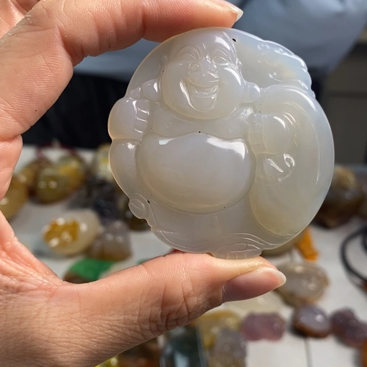 玛瑙/玉髓吊坠(不含链)未镶嵌