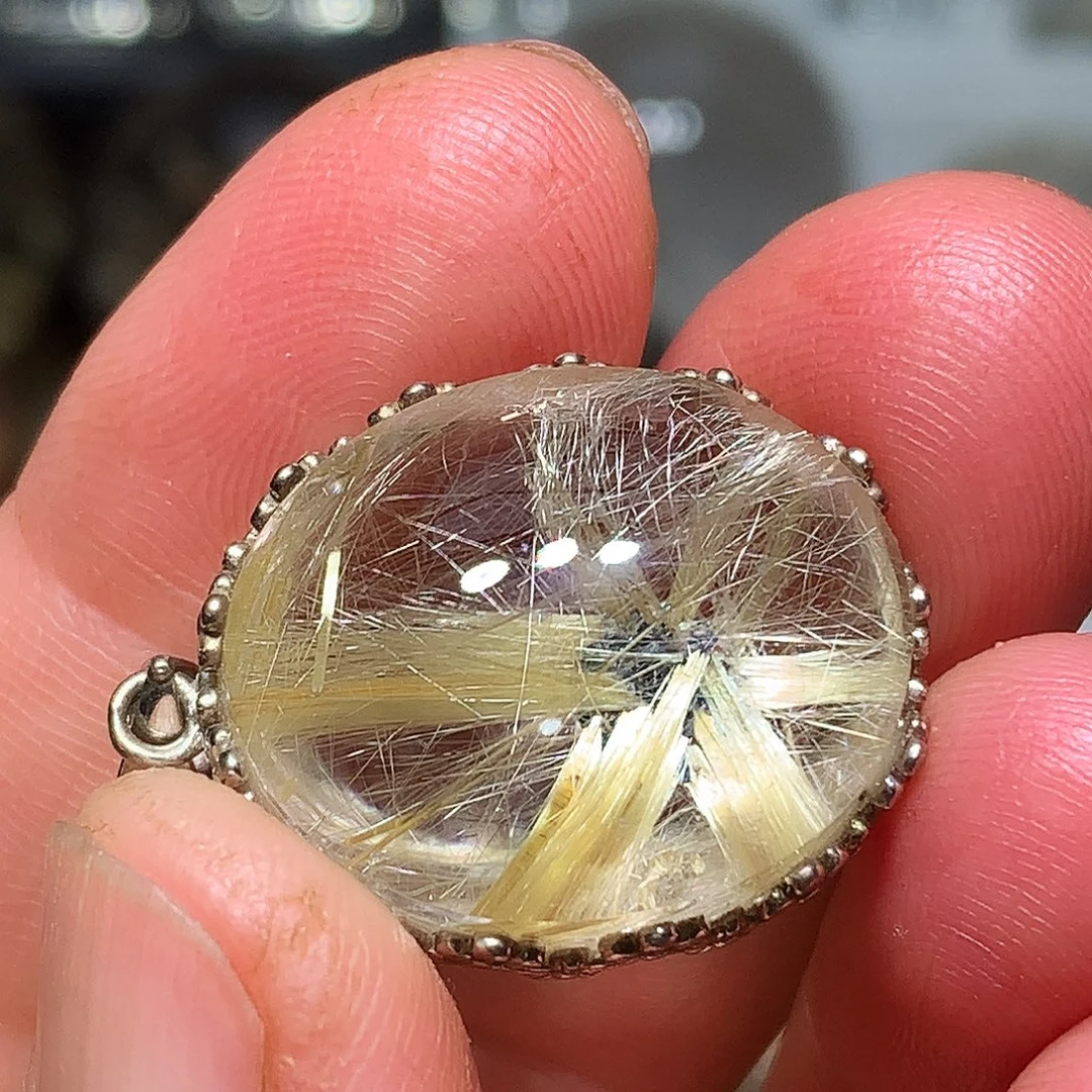 银S925镶嵌水晶珠宝半成品定制款