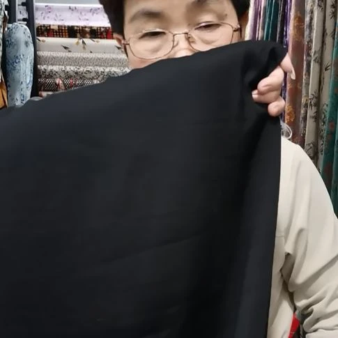 醋酸棉布料黑色2米