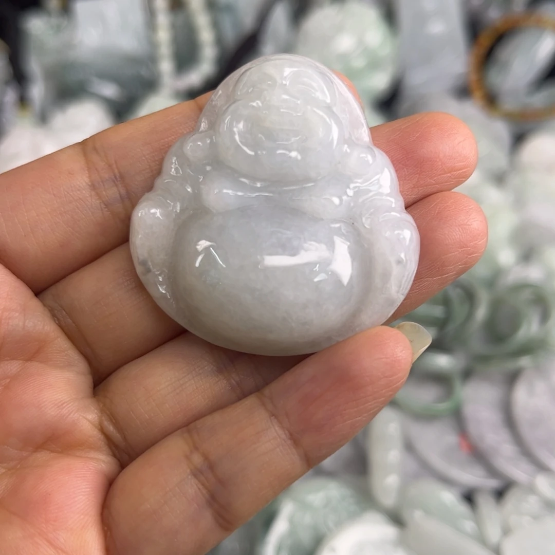 翡翠未镶嵌吊坠(不含链)瑕疵