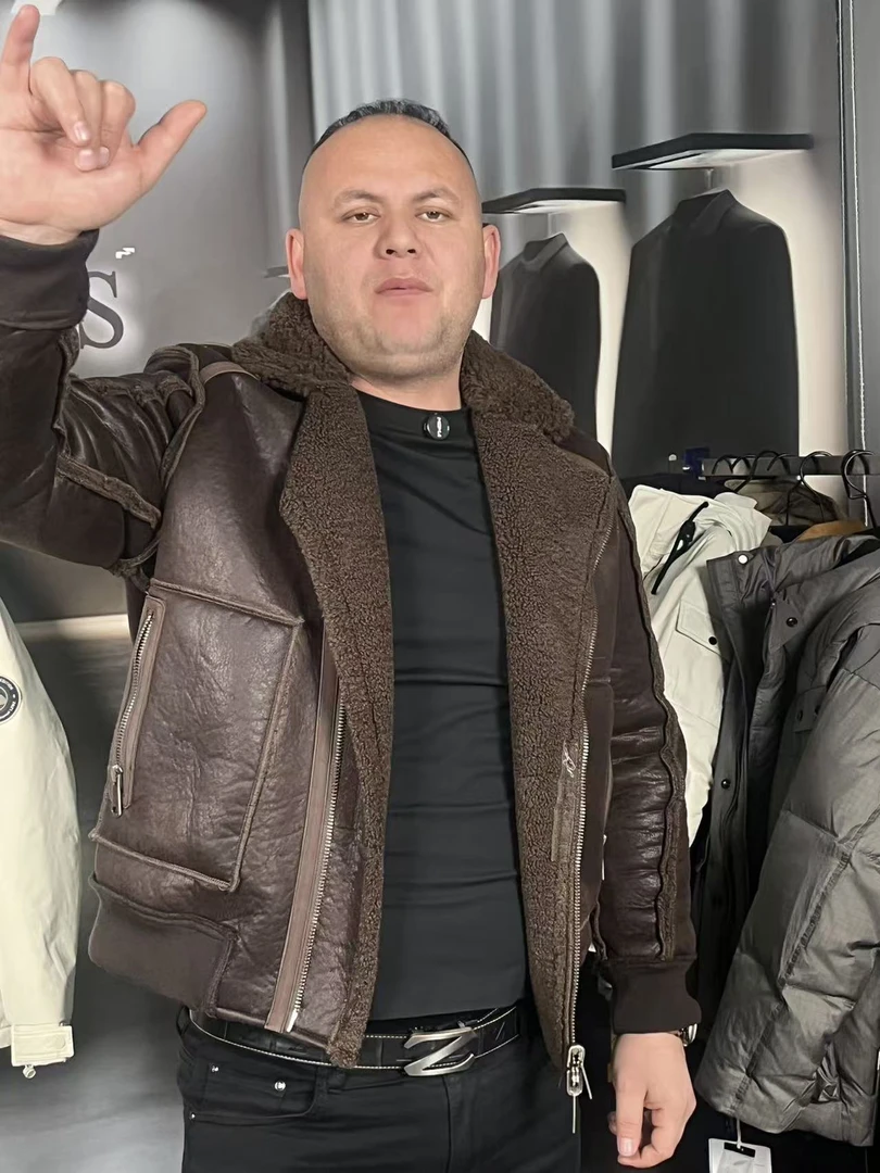 2025新款baybos-黑色外套男款时尚（SF-058）