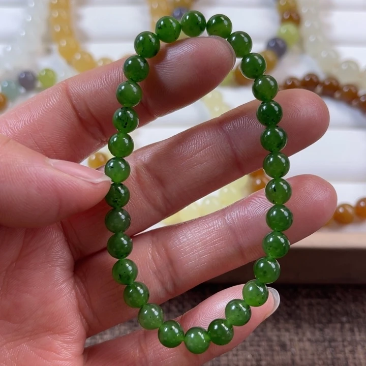 银***店和田玉未镶嵌手串