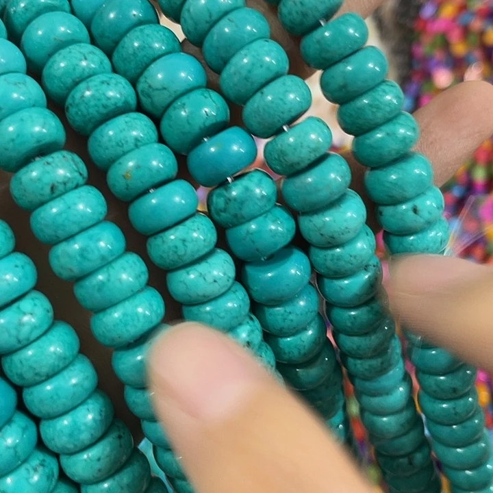 贝壳非金属一条10mm原矿算盘鼓珠