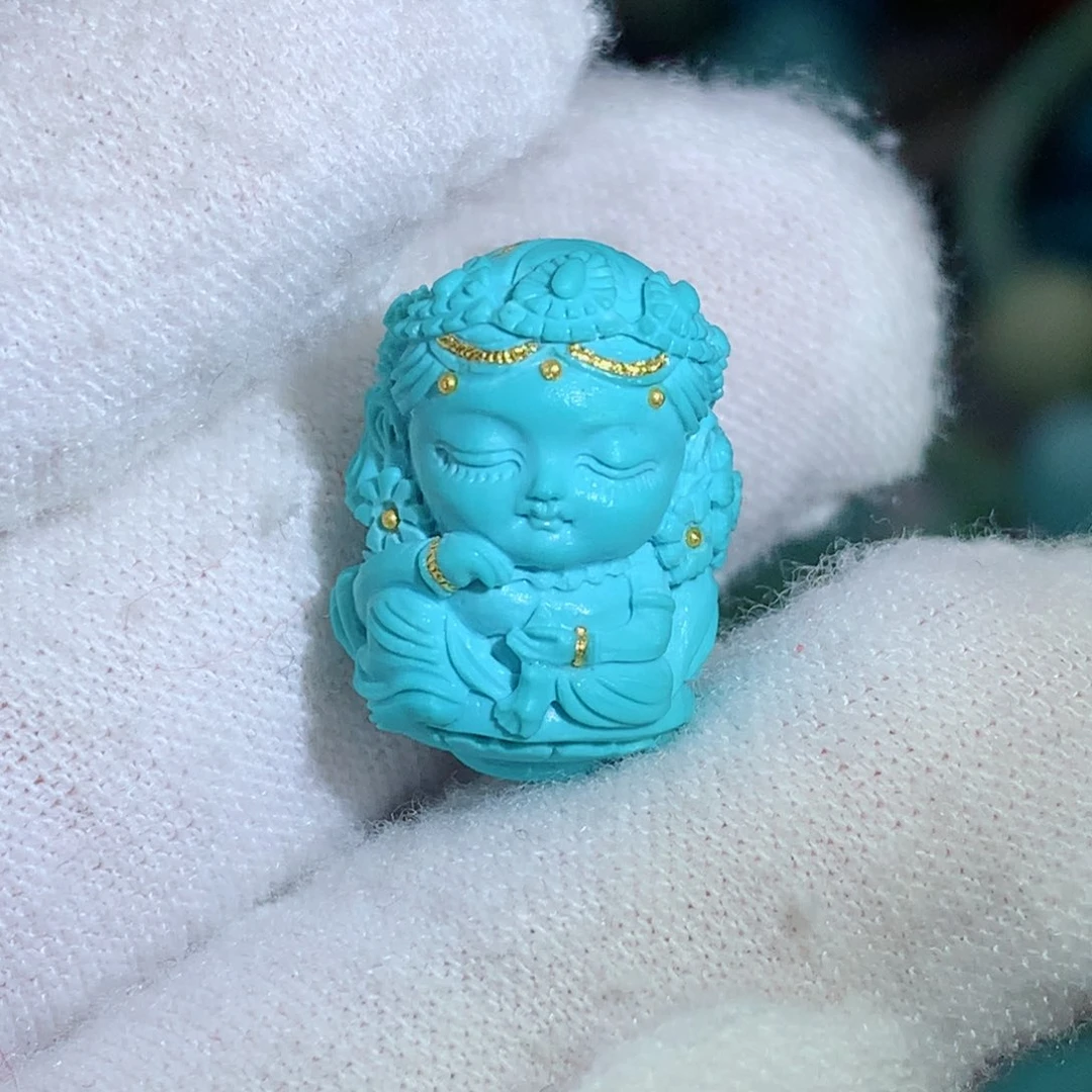 绿松石珠宝奇石未镶嵌