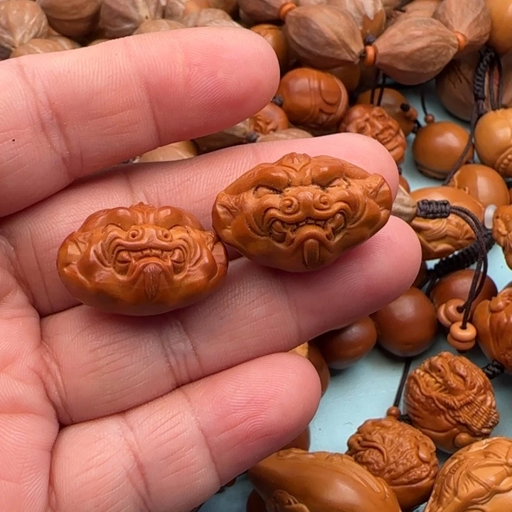 橄榄核手串d**i橄榄核雕工艺单颗