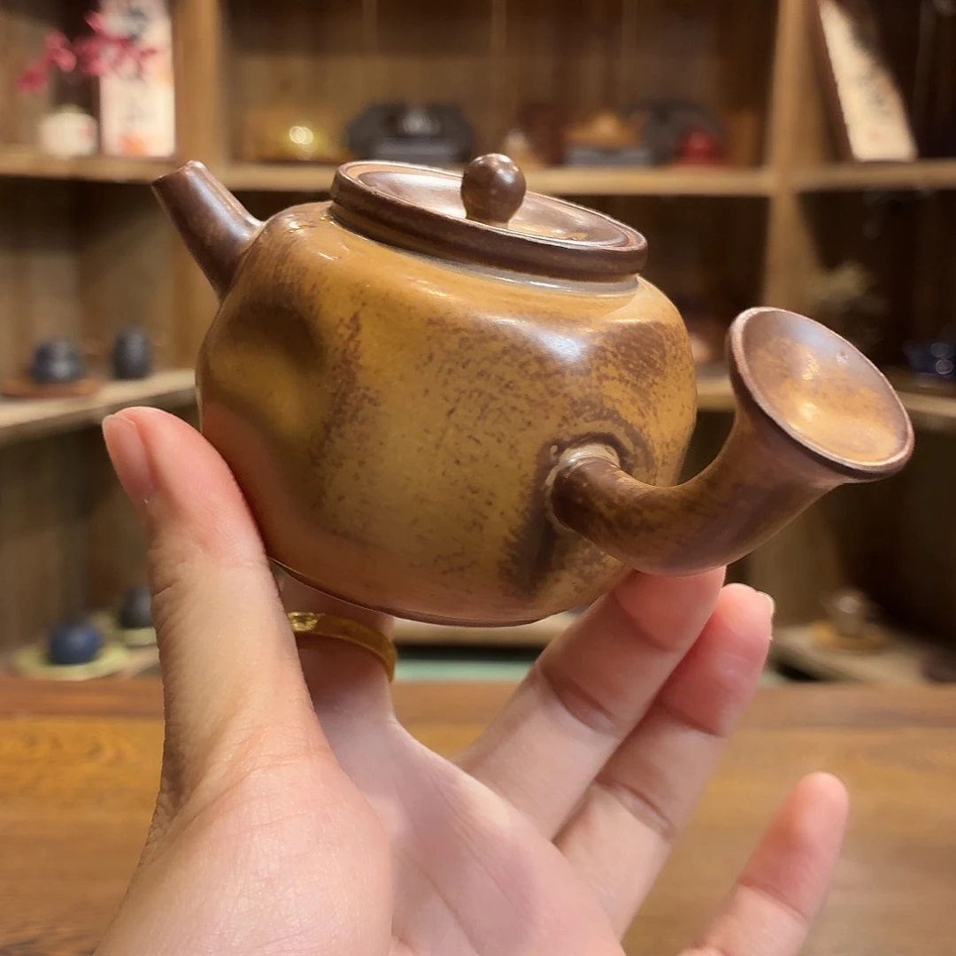 柴烧老岩泥茶器皿