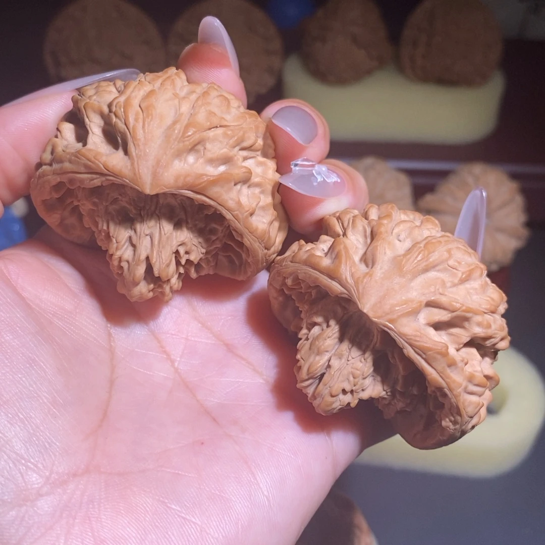 文玩核桃把件全品蘑菇云聚宝盆48
