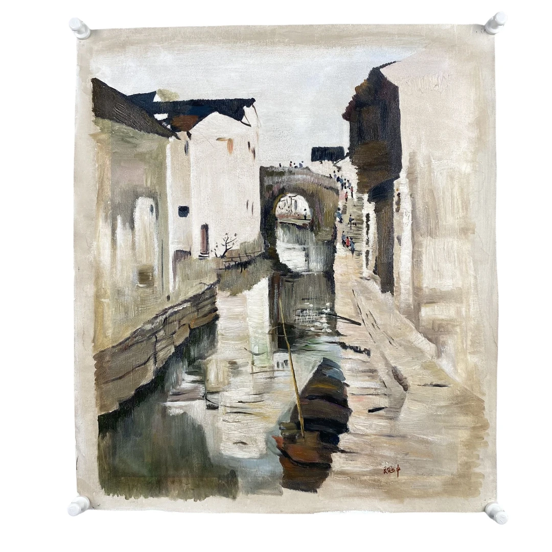 g37冠中款油画软片尺寸56*65约3.6平尺