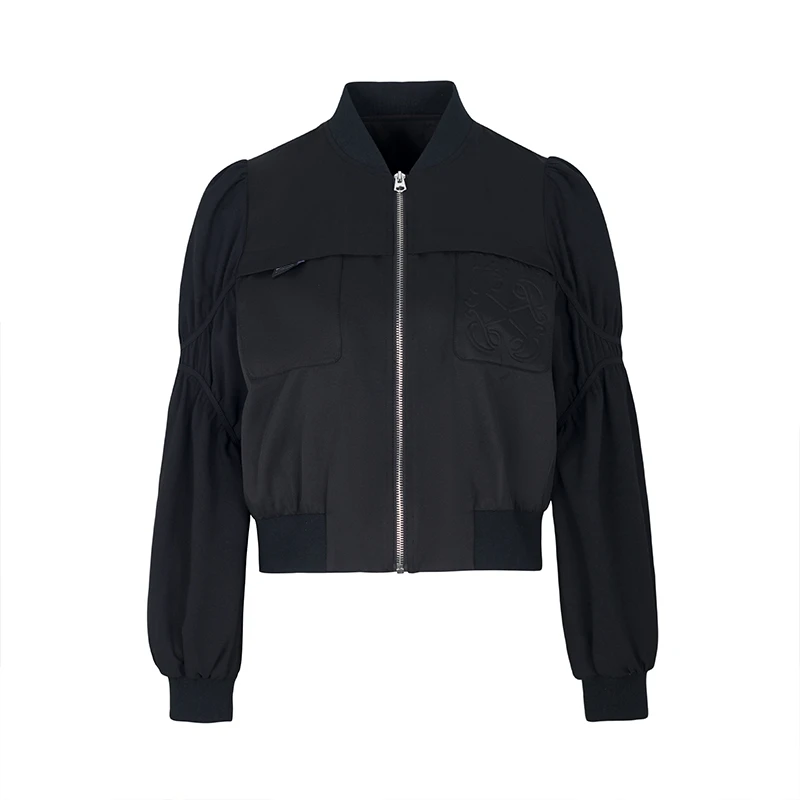 【诗语专属】商场同款新品门襟左侧压印短外套N018A33255