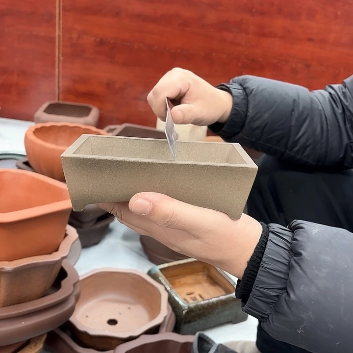 紫砂花盆紫砂的颜色很好看