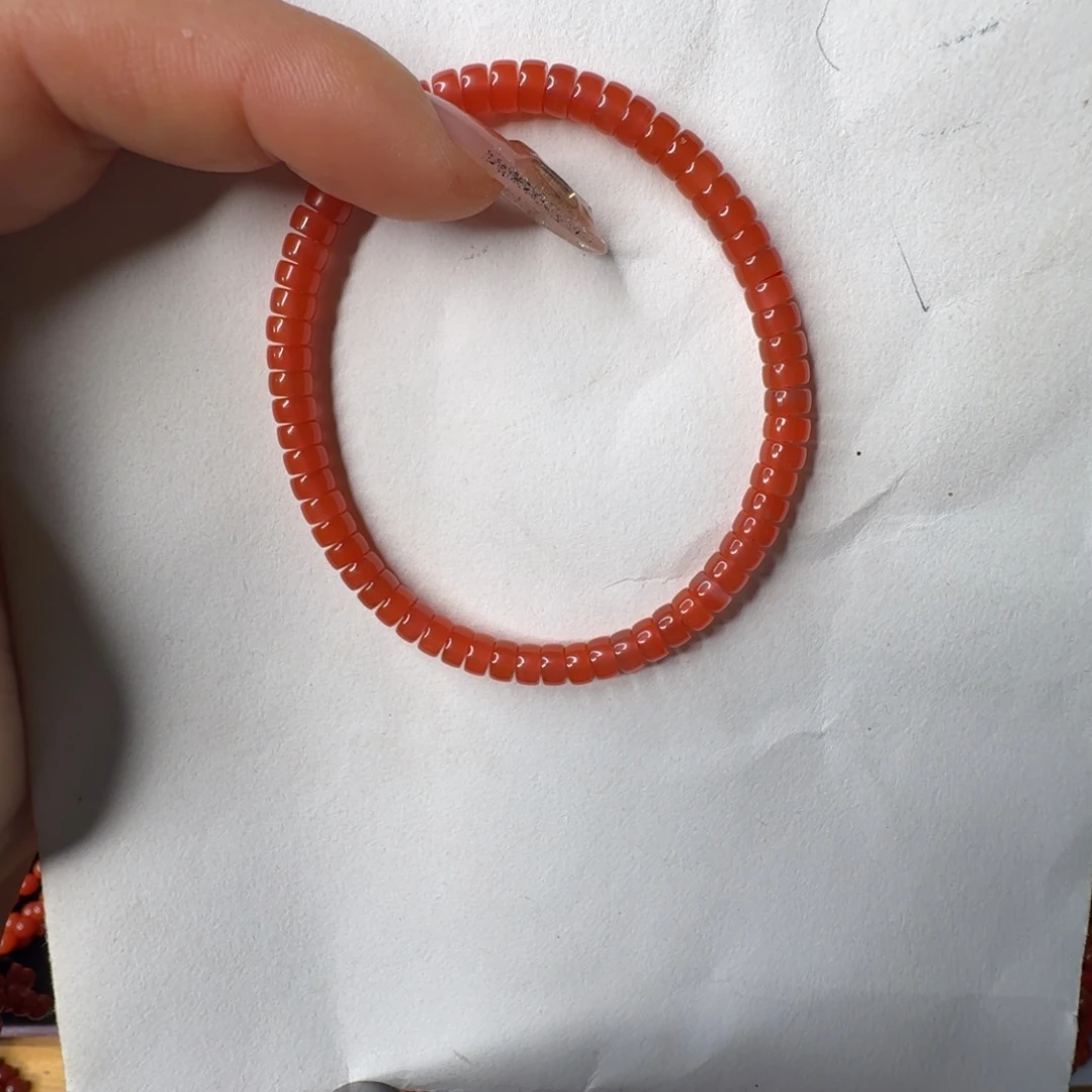 南红玛瑙合金手链