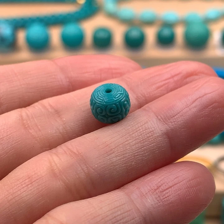 未镶嵌绿松石珠宝奇石