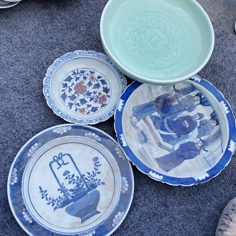 【闪购商品】瓷片紅**海景德镇现代工艺品