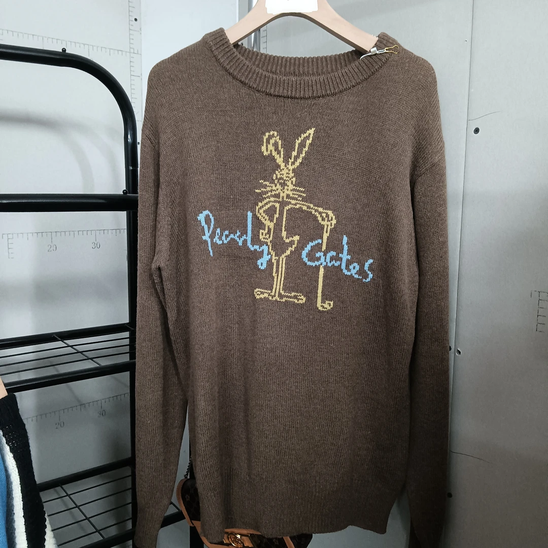 1272长袖时尚韩版圆领卡通秋冬套头长袖时尚圆领百搭