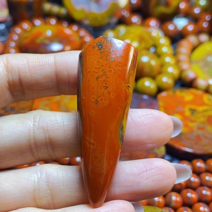 未镶嵌战国红吊坠玛瑙/玉髓