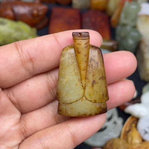 和田玉未镶嵌颈饰88