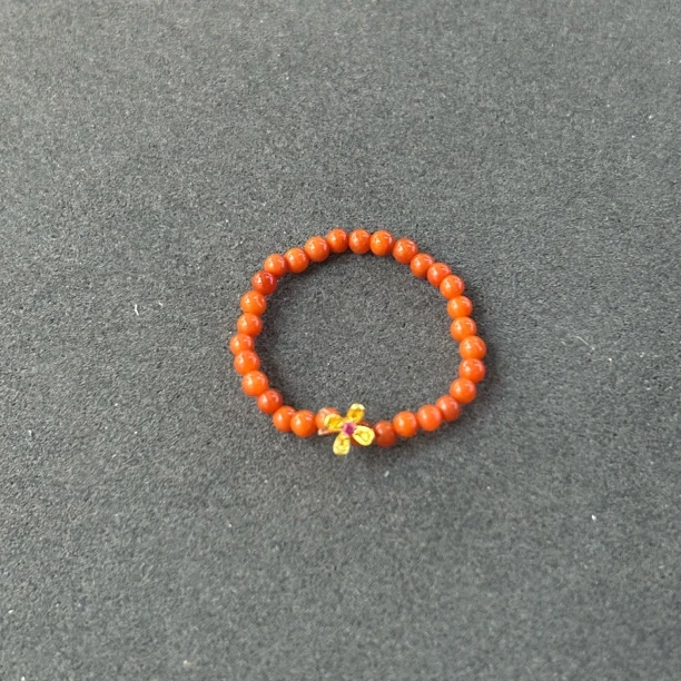 南红玛瑙四叶草戒指2222