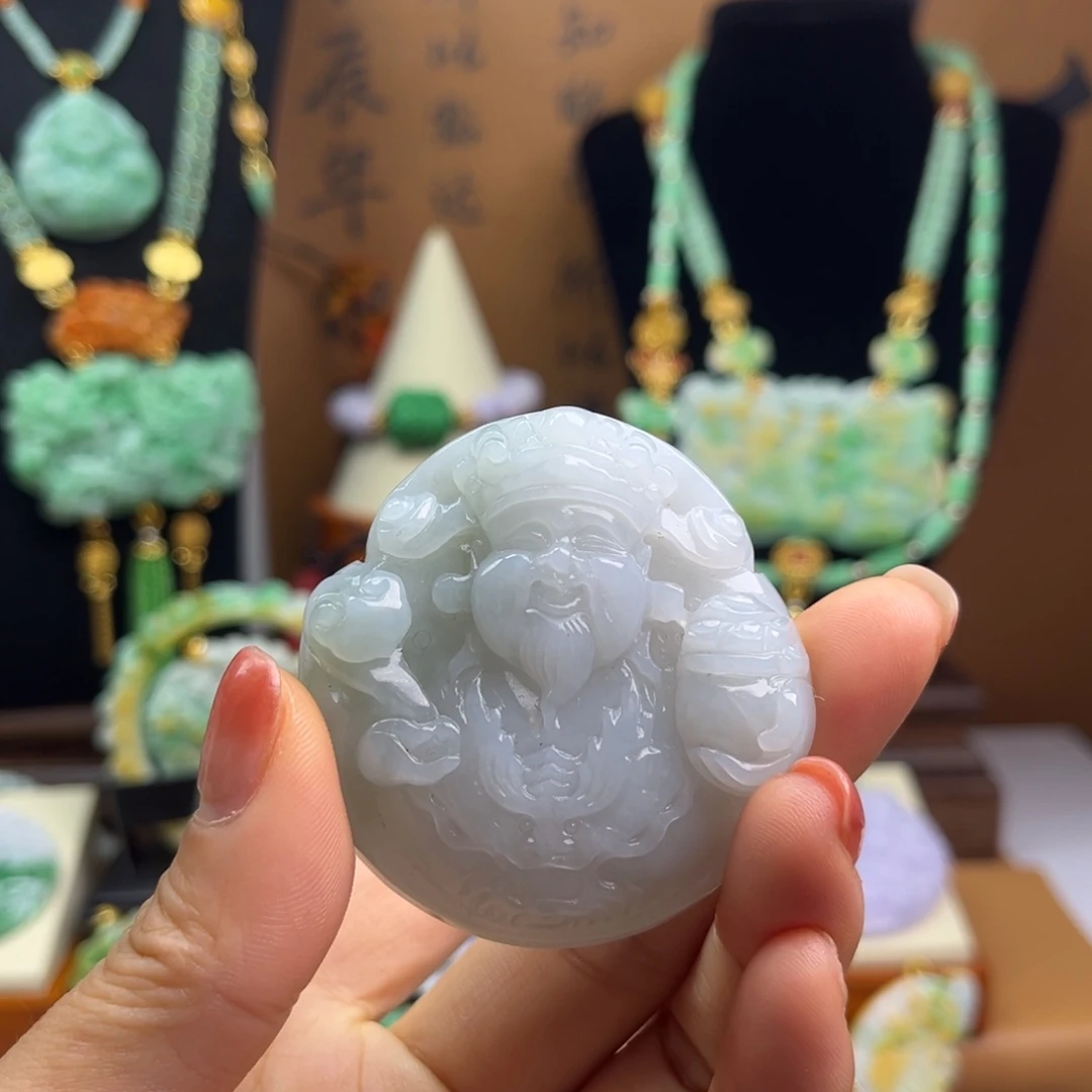 翡翠未镶嵌颈饰天然翡翠